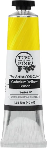 Miniatura 258 de Tusc & Pine Pintura al óleo Artist – Alizarin Crimson, 1.4 fl oz, sin amarilleo, consistencia rica y cremosa, carga máxima de pigmento, pinturas al