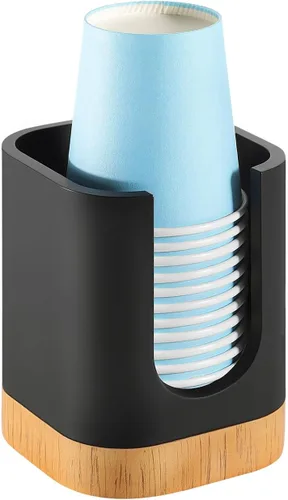 Miniatura 10 de Luxspire Dispensador de Vasos para Baño, Dispensador de Vasos Dixie de 3oz, Portavasos Dixie de Resina, Portavasos de Papel Desechable para Baño