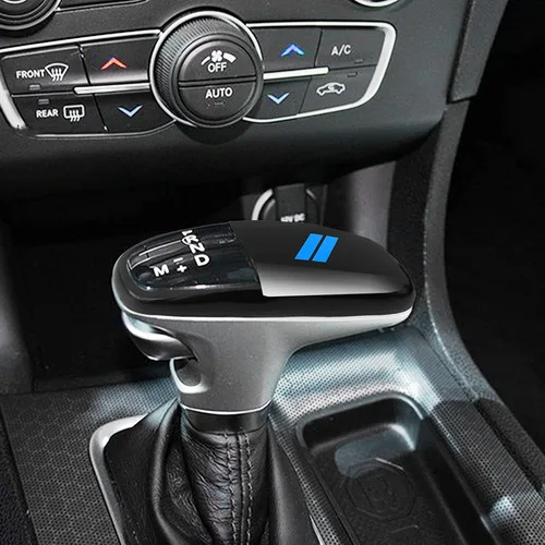 Miniatura 3 de Cubierta para cabeza de palanca de cambio para accesorios Dodge Charger 2015-2023 Challenger 2015-2024 Durango 2016-2025 2026, inserto
