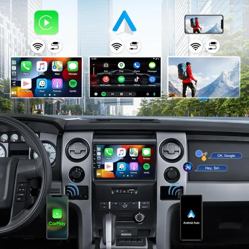 Miniatura 4 de 4G+64G 8 Core Car Radio estéreo para Ford F150 F-150 2009 2010 2011 2012 con Apple Carplay Android Auto 9 "IPS pantalla táctil Android 15 Radio