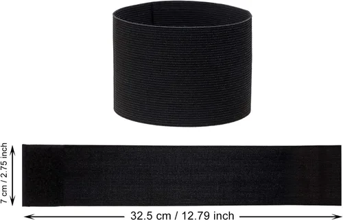 Miniatura 2 de ONLYKXY 3 brazaletes de capitán de 2.75 x 12.79 pulgadas, ajustable, para fútbol, baloncesto, voleibol, escuela, competencia, entrenador, jugadores