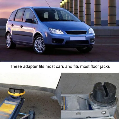 Miniatura 6 de Jack Pad Adapter Jack Disk Rubber Pad Pinch Weld Side Cojín de goma para la mayoría de los ascensores de automóviles