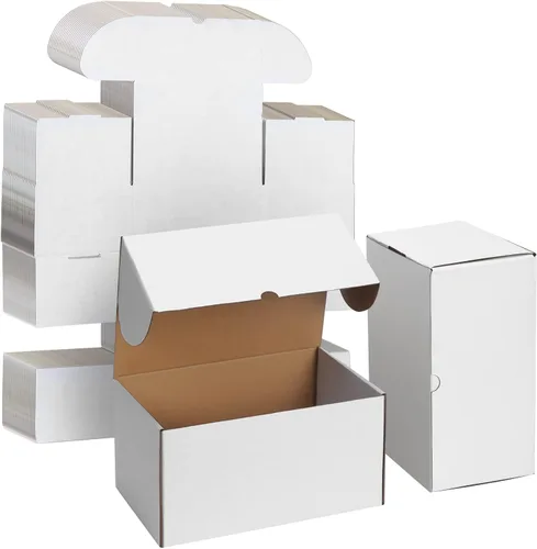 Miniatura 19 de WIFTREY Paquete de 40 cajas de envío pequeñas de 4.6 x 2.2 x 2.2 pulgadas para embalaje de pequeñas empresas, caja de correo de cartón corrugado