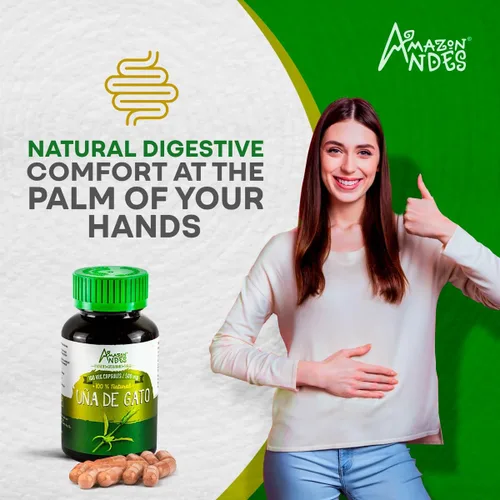 Miniatura 4 de Uña de Gato (Uncaria Tormentosa) Cápsulas l 1000 mg por porción de superalimento l Articulaciones, Partidario de sistemas inmunes y cardiovasculares