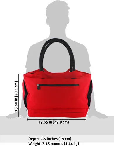 Miniatura 5 de Bolsa de viaje antirrobo con bloqueo Gen 2 con compartimento aislado, Puerto Rico Púrpura