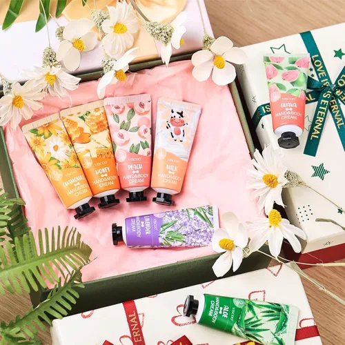 Miniatura 7 de VISCOO Paquete de 7 regalos de crema de manos para mujeres, regalo de agradecimiento para profesores, regalos de graduación, mini loción hidratante