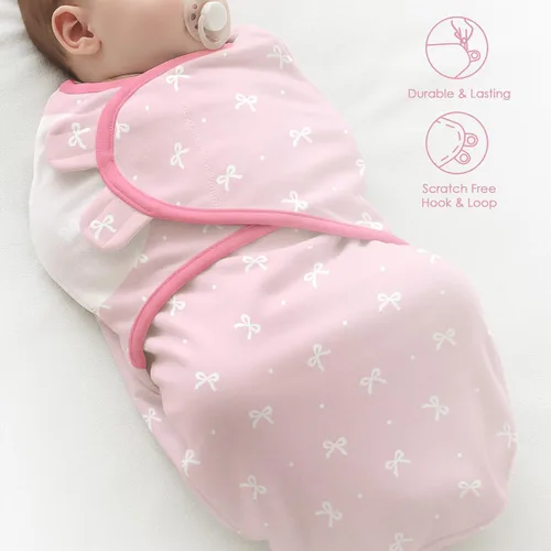 Miniatura 5 de Manta para bebé, 0-3 meses, saco de dormir de algodón con brazos, mantas para recién nacido