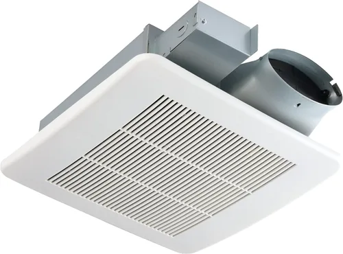 Tech Drive - Ventilador de baño de 50-80-100 CFM DC con motor de ahorro de energía, ventilación y escape muy silencioso, ventilador para techo o