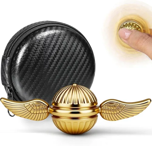 Juguete Fidget Spinner de Metal para Niños y Adultos, Spinner de Mano para Dedos, Giroscopio de Punta de Dedos, Regalo de Cumpleaños, Adorno para
