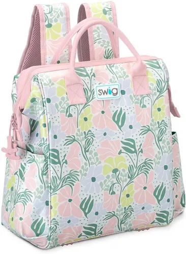 Miniatura 12 de Mochila enfriadora Swig Life Packi, enfriador aislado, bolsa de playa impermeable, 24 latas, enfriadores aislados livianos Nube Nueve