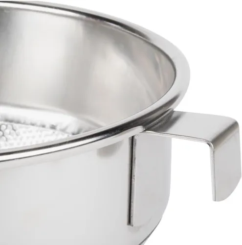 Miniatura 5 de Soro Essentials - Colador de tapa de acero inoxidable de 8 pulgadas de malla fina - Colador en forma de cono Colador de alimentos, colador de jugo