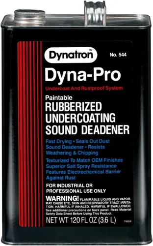 3M Dynatron Dyna-Pro - Revestimiento inferior de goma pintable, 544, 1 galón, 120 onzas líquidas
