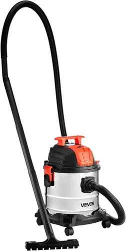 Miniatura 9 de VEVOR Aspiradora en Seco, 2.6 Galones 2.5 HP Pico Aspiradora Portátil de Taller con Potencia de Entrada de 800W, Varias Boquillas, Manguera de 1.25