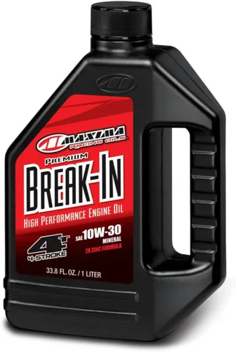 Miniatura 2 de Maxima Racing Oils 30-10901-3PK Aceite de motor para motocicleta Premium Break in 10w30, botella de 1L, paquete de 3