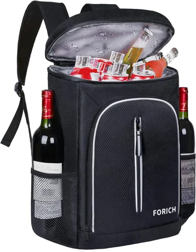 FORICH - Mochila térmica suave, con aislamiento impermeable, a prueba de fugas, mochila portátil de tamaño pequeño para trabajar, almuerzo, viajes,