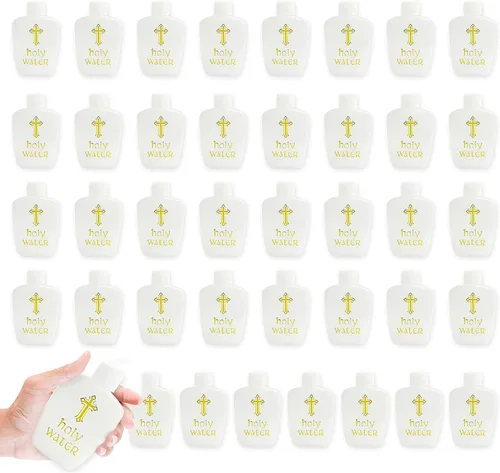 Miniatura 9 de 5 botellas de agua bendita envases vacíos de agua bendita 2.0 fl oz botella de plástico de agua bendita