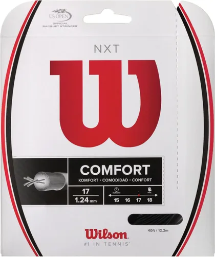 Miniatura 13 de Cuerda de tenis Wilson NXT - Juego y carrete de 200 m Blanco