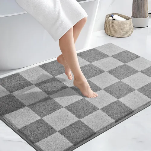Miniatura 27 de PURRUGS Alfombra de baño antideslizante lavable a máquina 20 x 30 pulgadas, tapete de baño súper absorbente y de secado rápido, alfombra de baño
