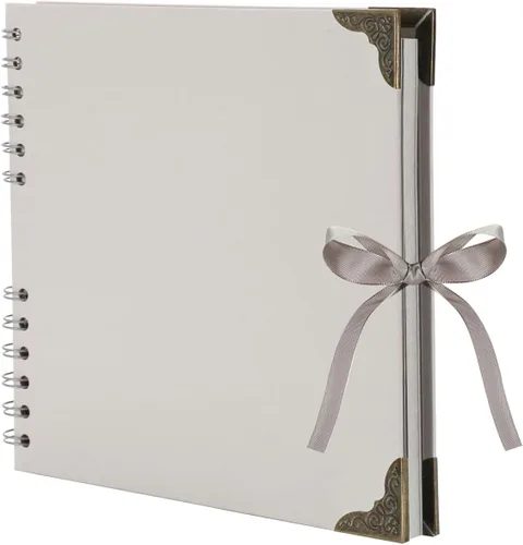 Miniatura 8 de LOYAL BOOK Álbum de recortes (8 x 8 pulgadas) Álbum de recortes 60 páginas, ideal para tus álbumes de recortes, álbumes de fotos familiares de boda