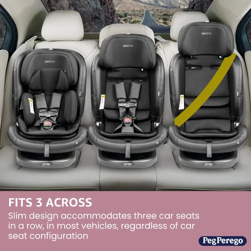 Miniatura 6 de Peg Perego Primo Viaggio - Asiento convertible todo en uno para automóvil, recién nacido hasta más de 10 años, 5-120 libras, altura ajustable