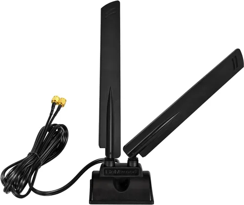 Miniatura 2 de Eightwood Antena WiFi 6E Tri-Band 6GHz 5GHz 2.4GHz RP-SMA Antena WiFi Base de montaje magnético para PC Computadora de escritorio Placa base Tarjeta