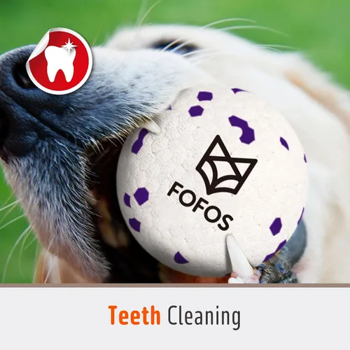 Miniatura 6 de FOFOS Pelotas para perros, juguetes para masticar, pelota de tenis para masticadores agresivos, juguetes molares de dentición, juguete acuático