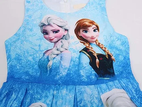 Miniatura 3 de WNQY Vestido de princesa para niñas vestido casual con estampado de dibujos animados de Halloween