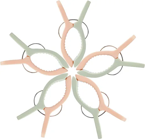 Miniatura 5 de Paquete de 10 clips de toalla de playa para sillas de playa, abrazaderas de toalla de tamaño gigante, sillas de piscina para silla de crucero