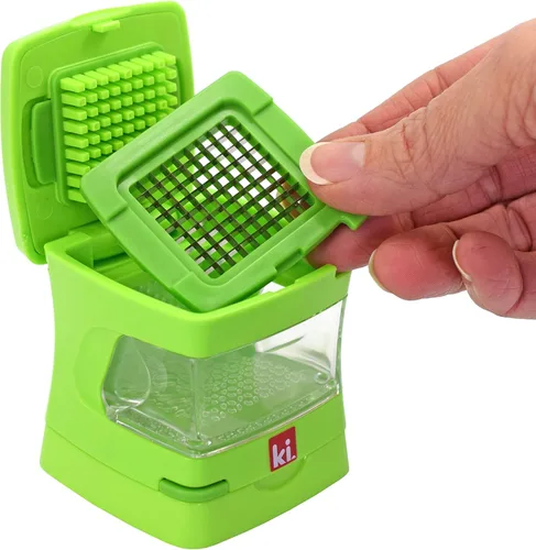Miniatura 6 de Prensa de Ajo Garlic-A-Peel, Trituradora, Cortadora, Picadora y Envase de Almacenamiento - Incluye Pelador de Ajo de Silicona - Fácil de Limpiar