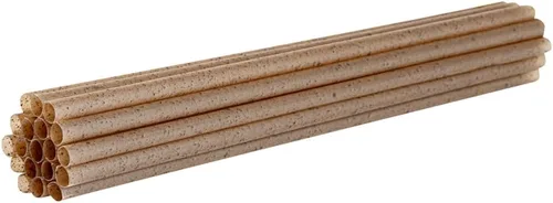 Miniatura 2 de Restaurantware-Basic Nature Disposable Straws,Sustainable Straws - Sturdy, Won't Alter Flavors, Brown PLA/Coffee Ground Straw, For Hot And Cold