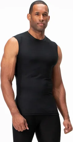Miniatura 2 de DEVOPS Paquete de 3 camisas de compresión atléticas sin mangas para hombre
