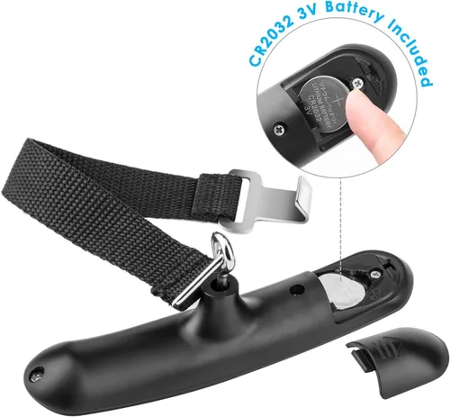 Miniatura 8 de Balanza digital de equipaje de regalo para maleta de viajero Balanza de peso de mano 110lbs
