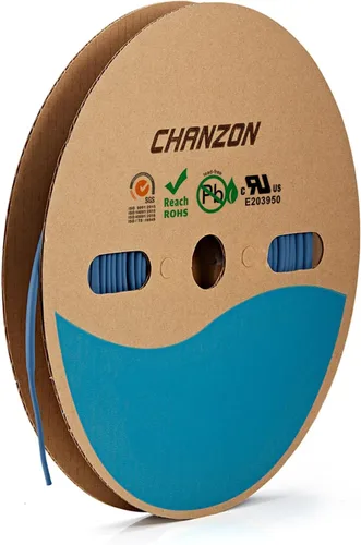 Miniatura 39 de Chanzon - Tubo termorretráctil de relación 3:1, 1-1/4" (30mm), grado marino, con revestimiento adhesivo impermeable, rollo de 4 pies