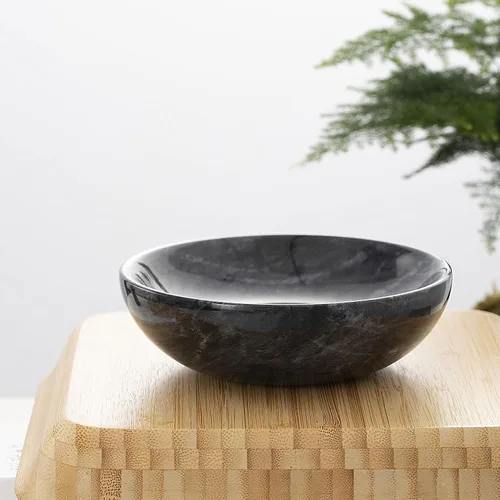 Miniatura 3 de Cuencos decorativos pequeños de 4.72 pulgadas, cuencos decorativos de mármol natural para decoración del hogar, cuenco para llaves, pieza central