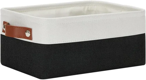Miniatura 41 de DULLEMELO Cesta de almacenamiento pequeña, cesta de papel higiénico, contenedor de almacenamiento estrecho para baño, cesta de baño para organizar