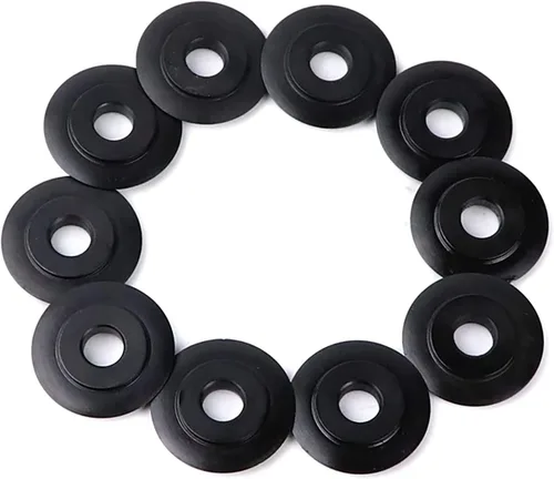 10 Uds. Negro 0.118x0.709 in Cuchillas Cortadoras de Tubo de Tubo de Aluminio para Cobre Acero Hierro Plástico Tubo de Aluminio Herramienta de Corte