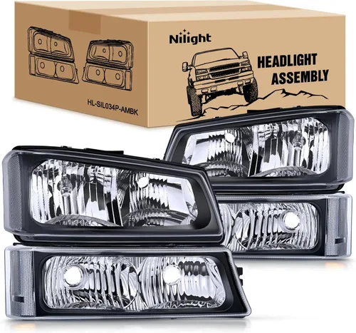 Miniatura 27 de Nilight Conjunto de luz trasera para Chevy Silverado 1500 1500HD 2500 2500 2500HD 3500 2007 Chevrolet Classic OE estilo pasajero lámpara trasera
