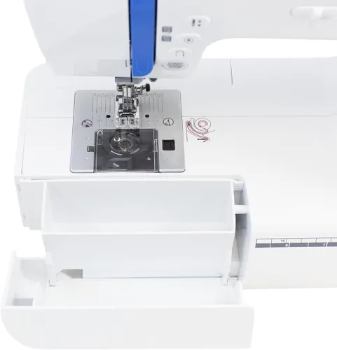 Miniatura 6 de Juki Máquina de coser HZL-80HP con enhebrador automático de agujas y ojales automáticos de un paso, viene con una funda de transporte rígida