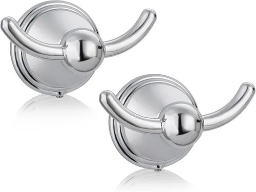 Miniatura 9 de FILTA Juego de accesorios de baño de níquel cepillado, juego de 4 toallas con toallero de 18 o 24 pulgadas Cromo pulido