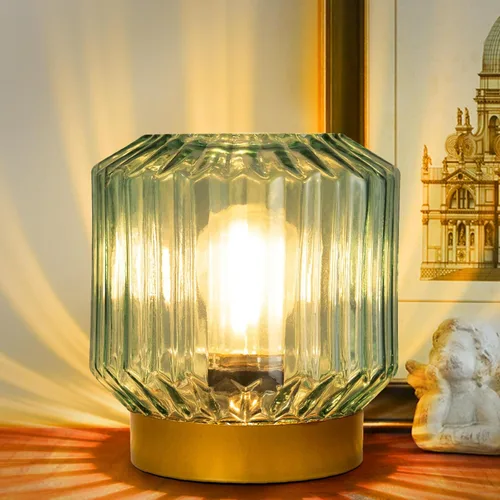 Miniatura 9 de MJ PREMIER Lámpara de mesa con temporizador operada con baterías, lámparas inalámbricas para decoración del hogar, luz nocturna a pilas con foco