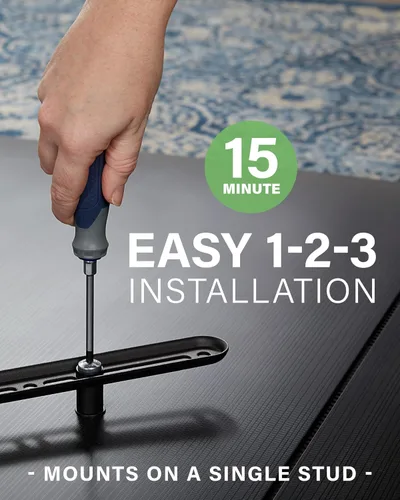 Miniatura 8 de SANUS Soporte de TV de movimiento completo – Soporte de pared de TV de 32 a 55 pulgadas que se inclina, se extiende y gira – Fácil instalación