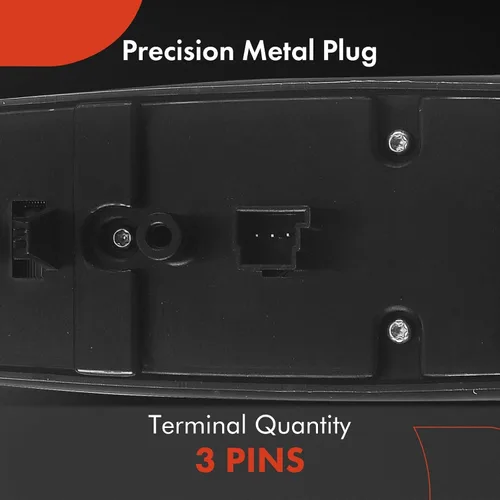 Miniatura 6 de A-Premium Interruptor de elevalunas eléctrico delantero izquierdo del lado del conductor, negro Compatible con Mercedes-Benz A160 2004-2005, A190