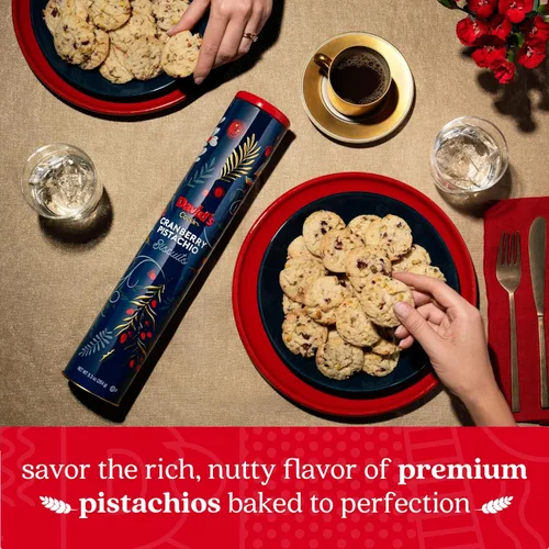 Miniatura 4 de David's Cookies Galletas de pistacho y arándano – Galletas gourmet de panadería con nueces, golosina dulce, caja de regalo para Pascua, Día