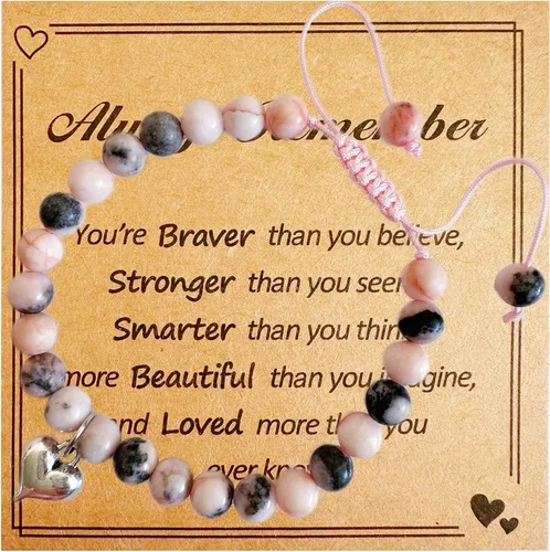 Regalos para adolescentes, niños y hombres, pulseras de cruz de piedra natural, pulseras contra el mal de ojo, cosas de moda, inspiradoras ideas de