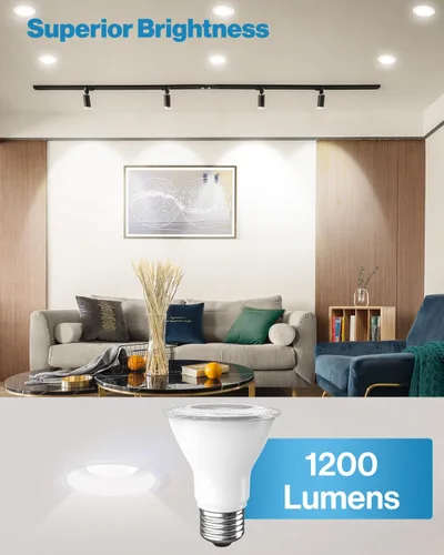 Miniatura 2 de Sunco Paquete de 12 Bombillas LED PAR30, Iluminación de Inundación Exterior, Bombillas de Luz Empotrada de Cuello Largo, 1200 LM, 11W