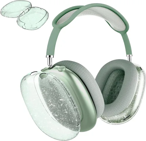 Miniatura 20 de Aircawin Funda transparente para AirPods Max, funda transparente a prueba de golpes para Airpods Max, funda protectora de TPU suave antiarañazos,