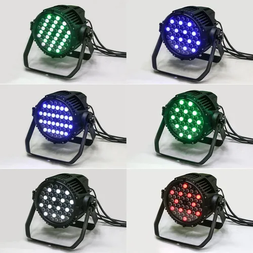 Miniatura 5 de Luces llevadas de la etapa, luz llevada impermeable del par de 54x3w RGBW, IP67 Dmx llevada al aire libre Uplight