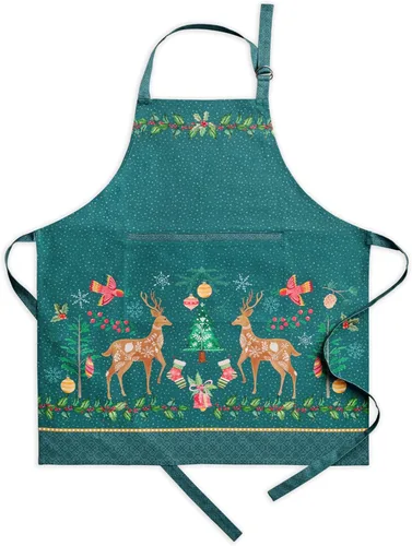 Miniatura 100 de Maison d' Hermine 100% Cotton Apron for women with Pocket Kitchen Chef Apron for Men Cooking Spring Summer 049 - Equinoccio - Beige