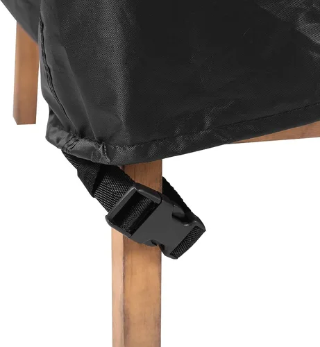 Miniatura 4 de Wcxixo Cubiertas redondas para muebles de patio, mesa y silla al aire libre, cubierta impermeable resistente a los rayos UV antidecoloración