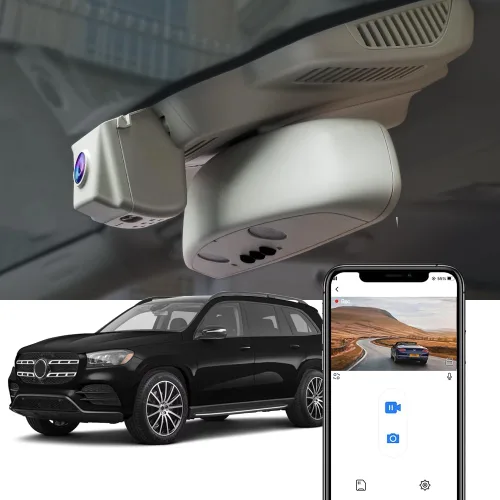 Miniatura 11 de Fitcamx Dual 2160P+1080P Dash Cam se adapta para Mercedes-Benz GLE GLS 2016-2019 (Modelo A) W166 X166, aspecto de fábrica OEM, video HD de 2 vías